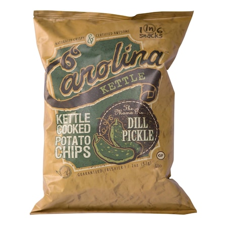 1 In 6 Snacks 1 in 6 Snacks Carolina Dill Pickle Potato Chips 2 oz Bagged 10604